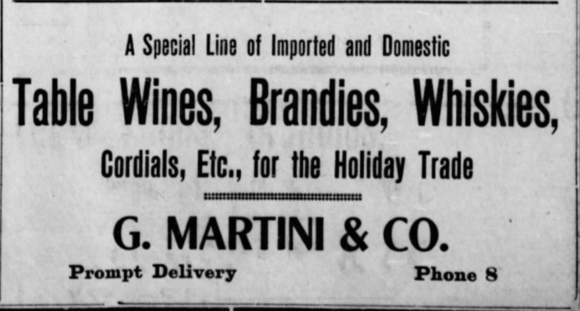 Newspaper ad - <i>The Calumet News</i>, 17 Dec 1909